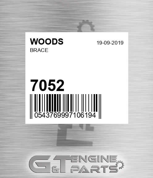 7052 WOODS Brace