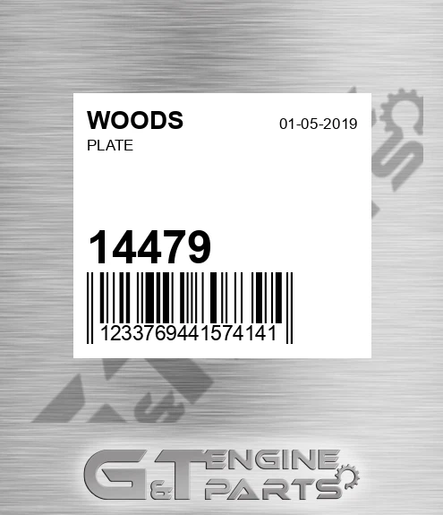 14479 Plate for WOODS