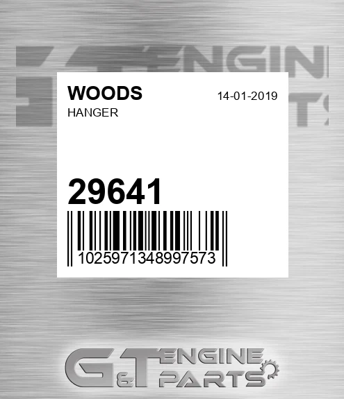 29641 WOODS Hanger