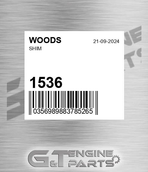 1536 Shim for WOODS