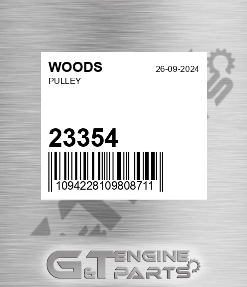 23354 WOODS Pulley