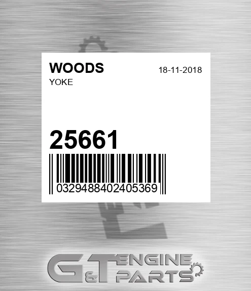 25661 Yoke for WOODS