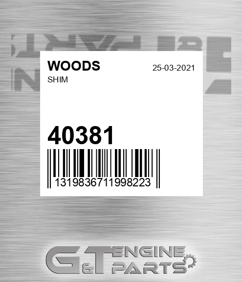 40381 Shim