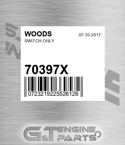 70397X Switch Only