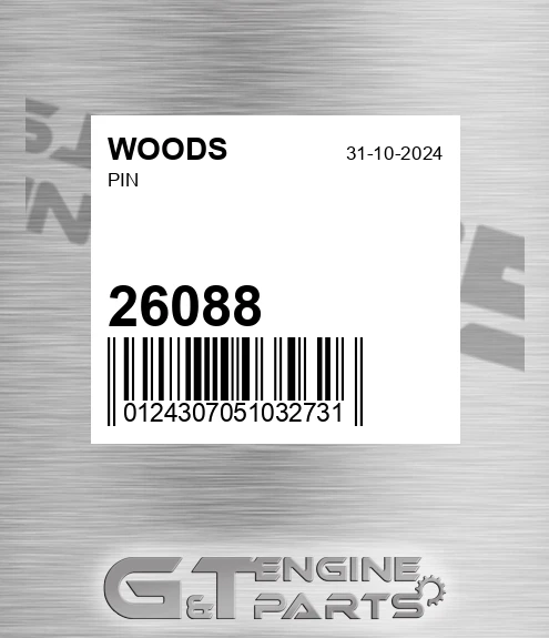 26088 Pin for WOODS