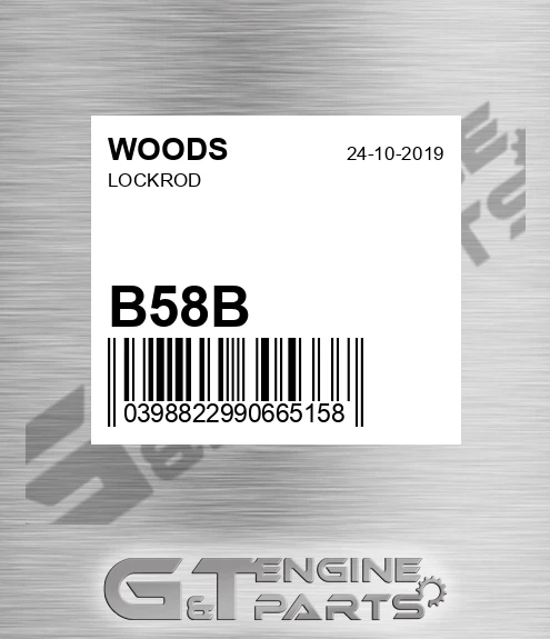 B58B Lockrod