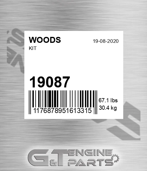 19087 WOODS Kit