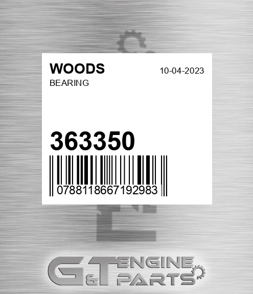363350 WOODS Bearing