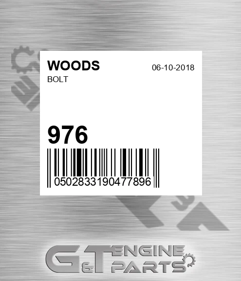 976 Bolt