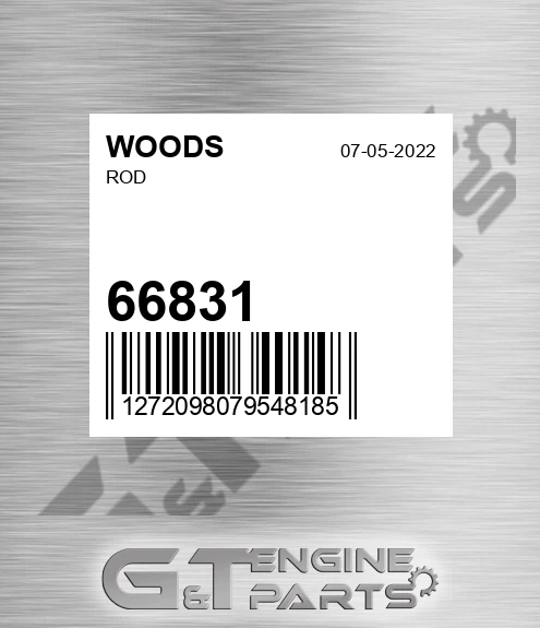 66831 WOODS Rod