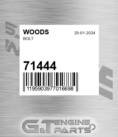 71444 Bolt