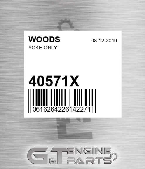40571X WOODS Yoke Only