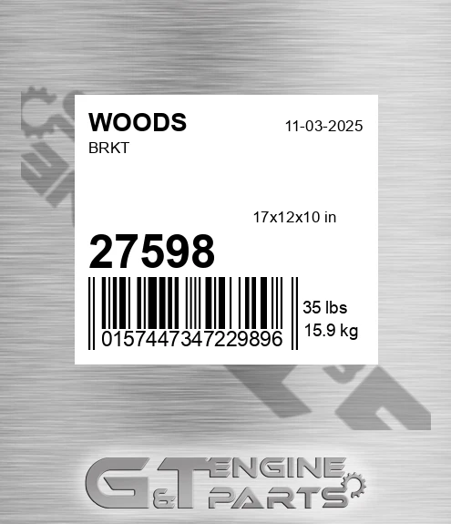 27598 WOODS Brkt