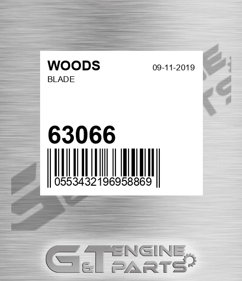 63066 Blade for WOODS