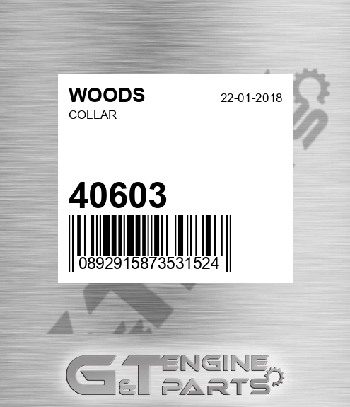 40603 WOODS Collar