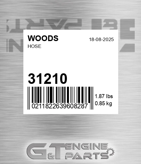 31210 WOODS Hose