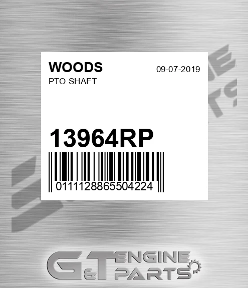 13964RP Pto Shaft