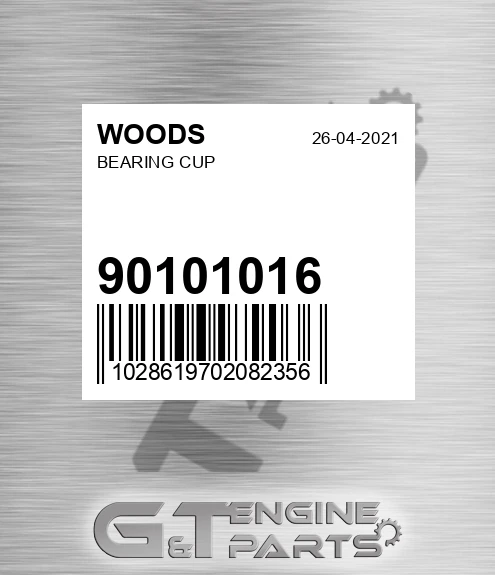 90101016 WOODS Bearing Cup