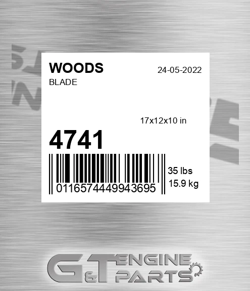4741 WOODS Blade