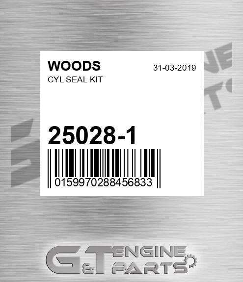 25028-1 Cyl Seal Kit