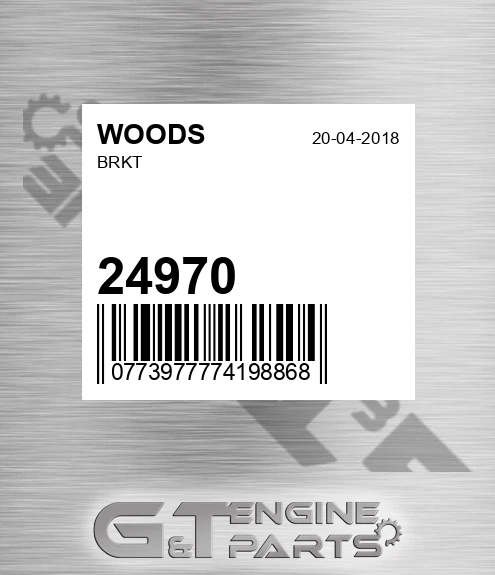 24970 WOODS Brkt