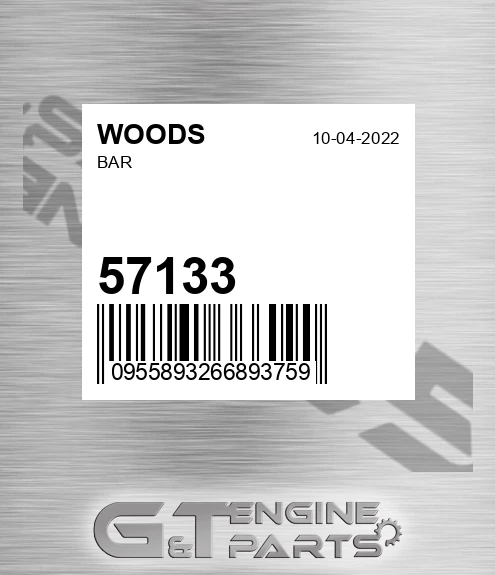 57133 WOODS Bar