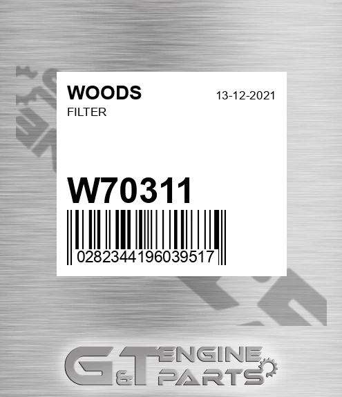 W70311 WOODS Filter