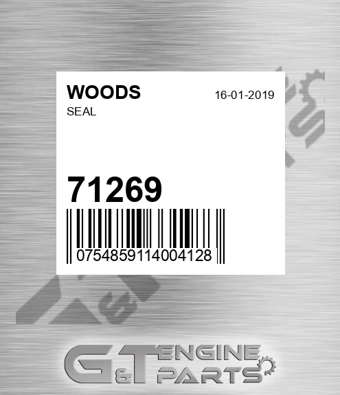 71269 WOODS Seal