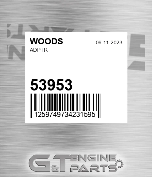 53953 WOODS Adptr