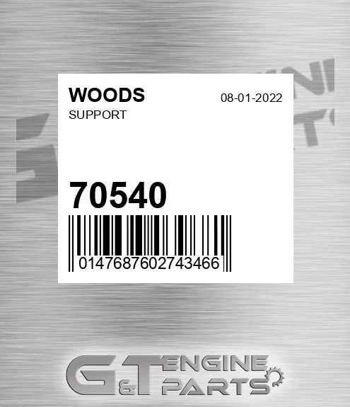 70540 WOODS Support