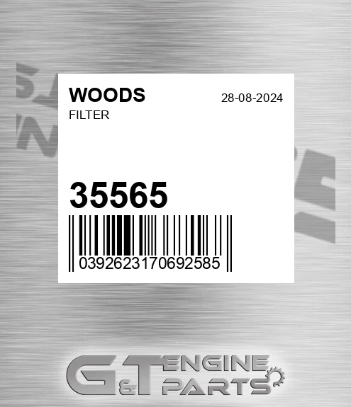 35565 WOODS Filter