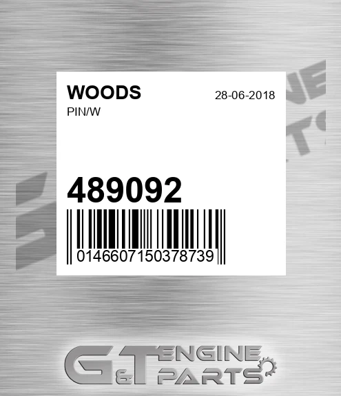 489092 Pin/w
