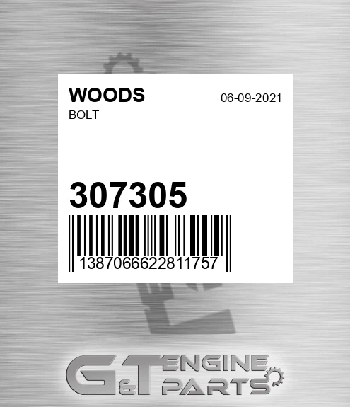 307305 Bolt