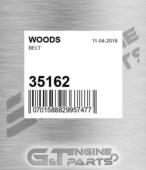 35162 Belt for WOODS