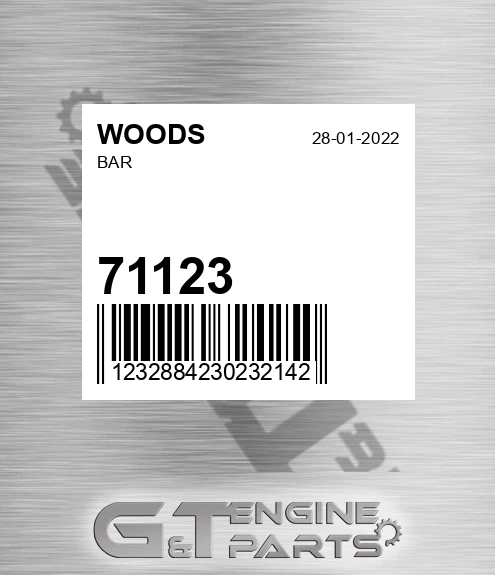 71123 WOODS Bar