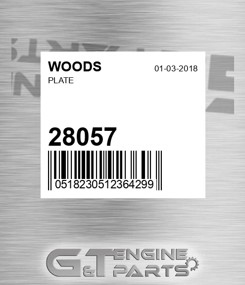 28057 Plate