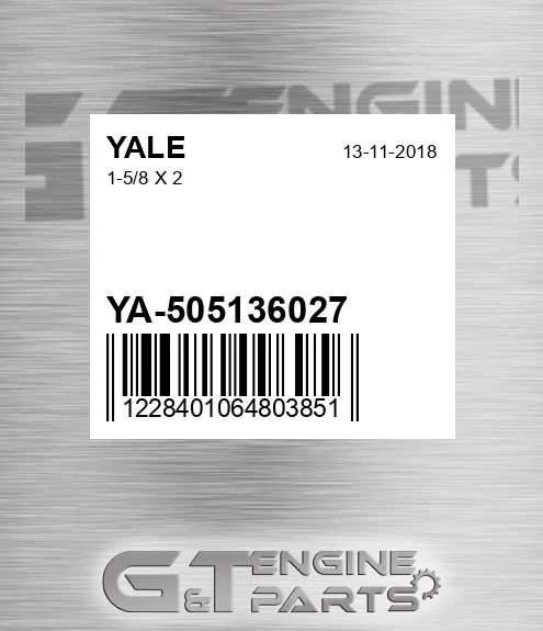 YA-505136027 1-5/8 X 2