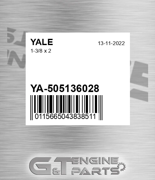 YA-505136028 1-3/8 X 2