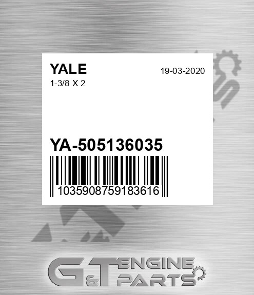 YA-505136035 1-3/8 X 2