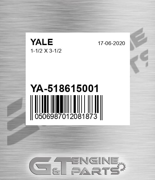 YA-518615001 1-1/2 X 3-1/2