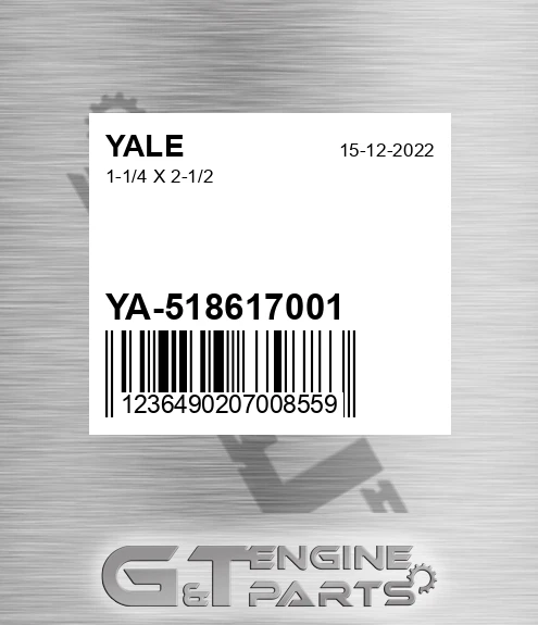 YA-518617001 1-1/4 X 2-1/2
