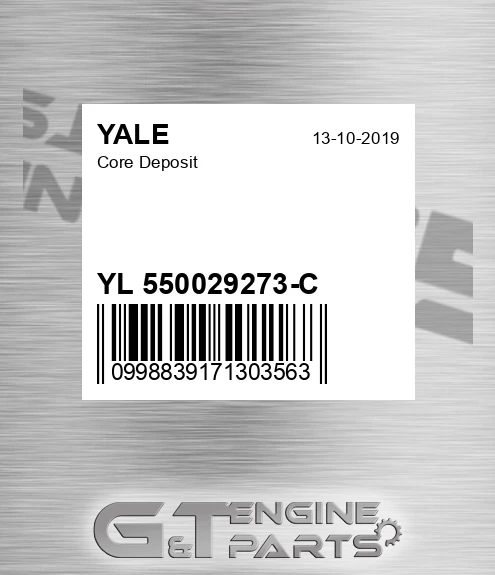 YL 550029273-C Core Deposit