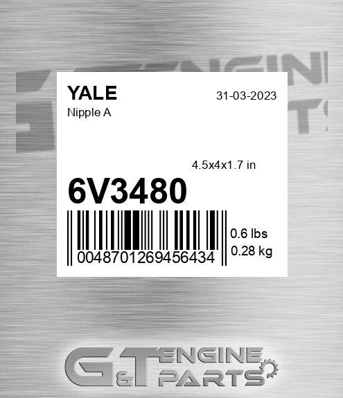 6V3480 Nipple A