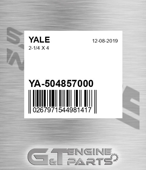 YA-504857000 2-1/4 X 4