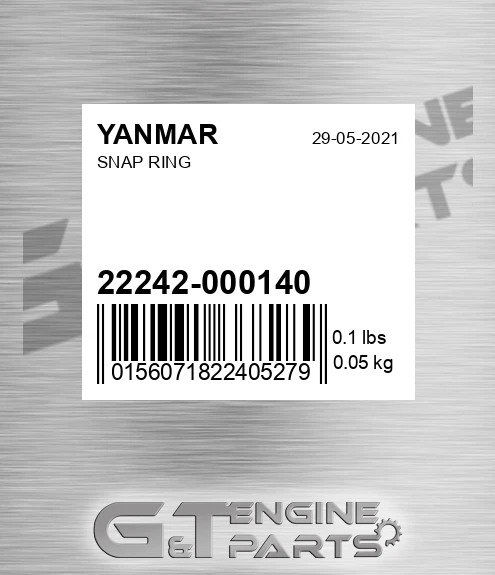 22242-000140 Snap Ring