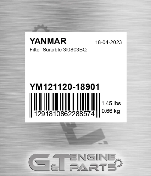 YM121120-18901 Filter Suitable 3i0803bq