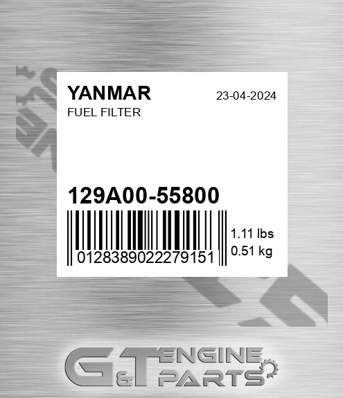 129A00-55800 Fuel Filter