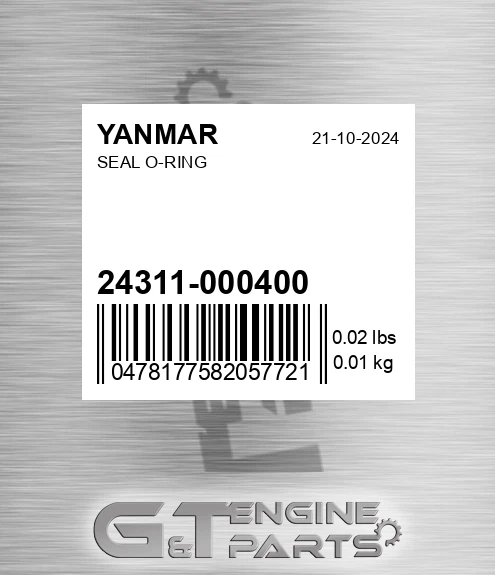 24311-000400 Seal O-ring