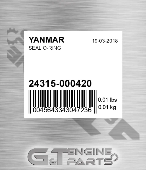 24315-000420 Seal O-ring