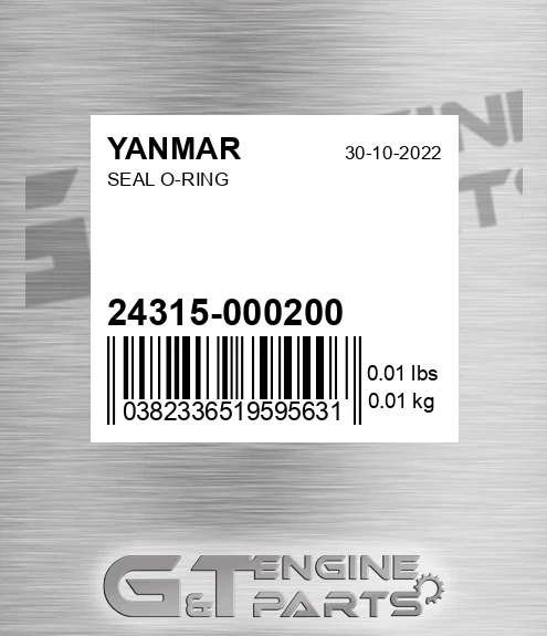 24315-000200 Seal O-ring